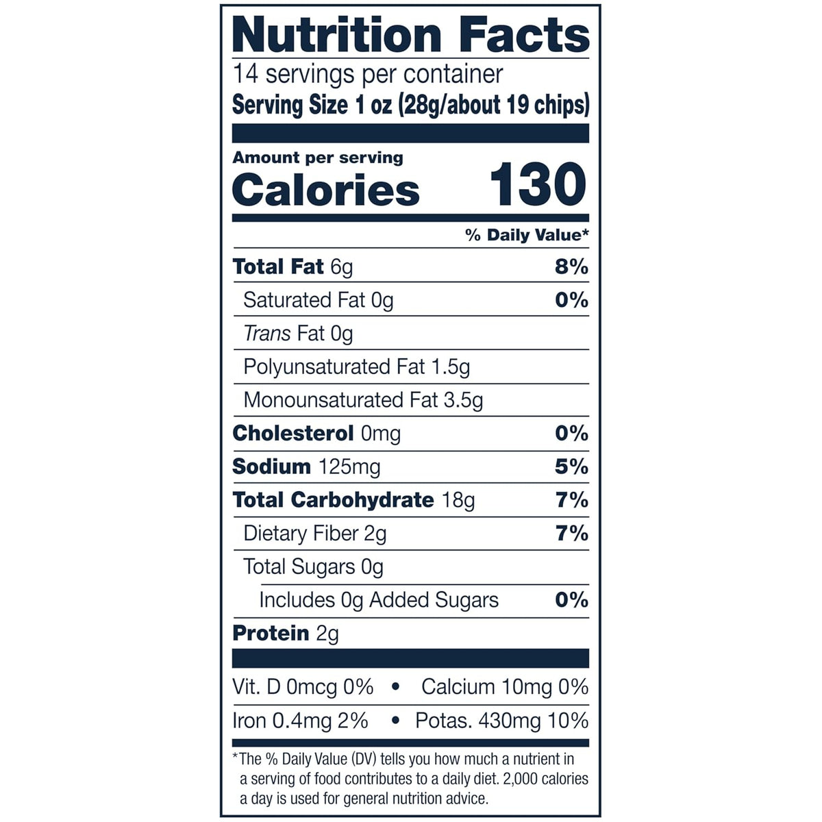 Cape Cod Potato Chips, Less Fat Original Kettle Chips, 14 Oz