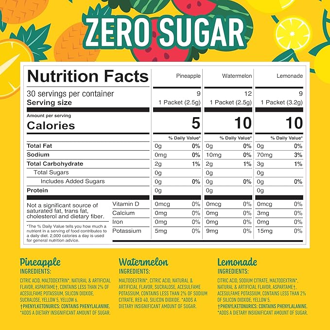 Crush 30 Count Variety Pack (Pineapple, Watermelon, Lemonade)
