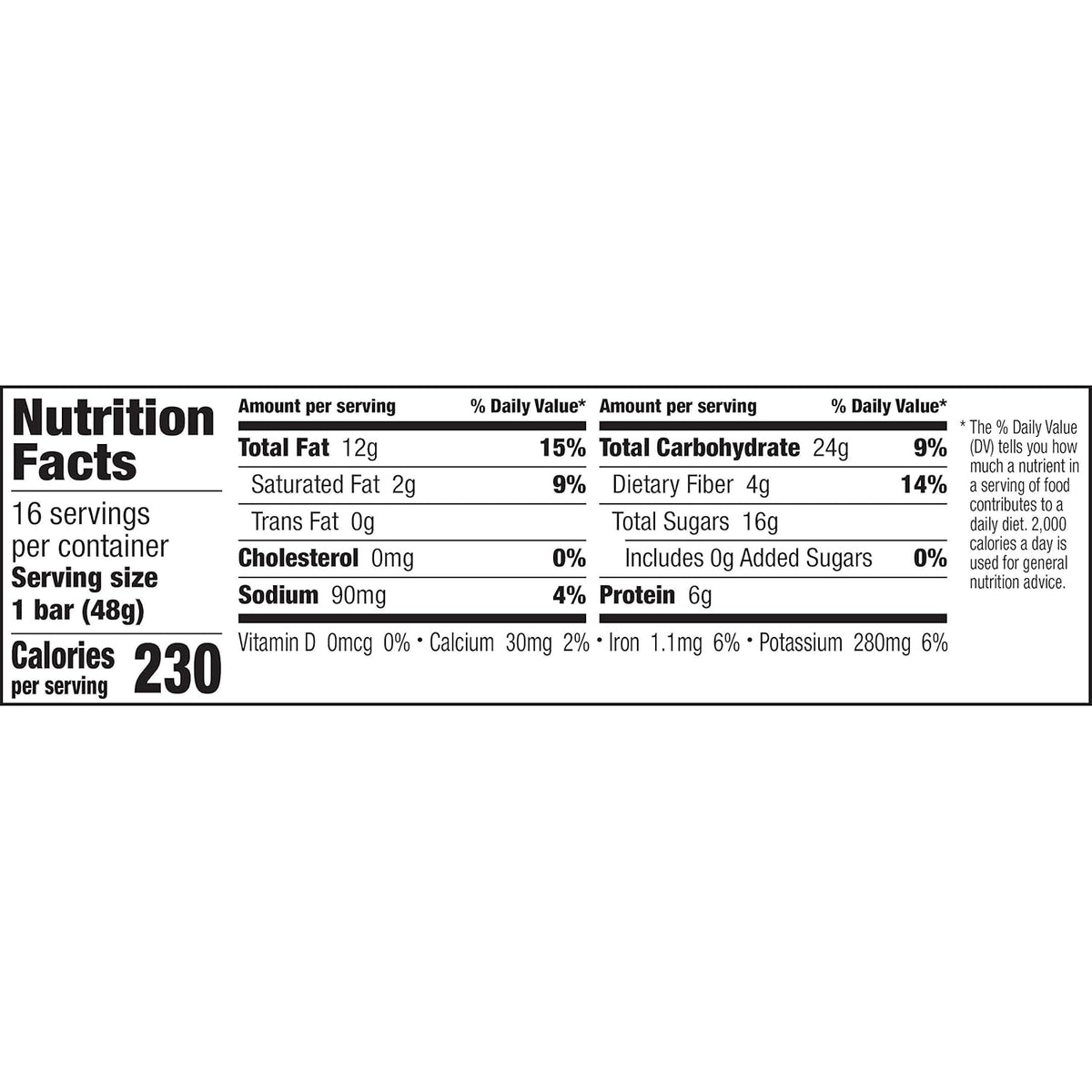 Larabar Peanut Butter Cookie, Fruit and Nut Bars, Gluten Free and Vegan, 16 Ct, 27.2 oz