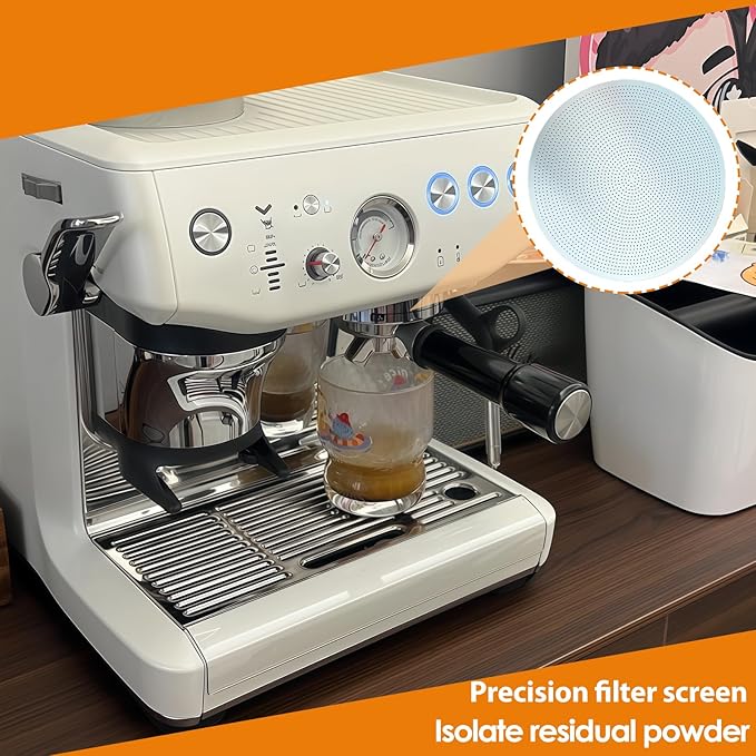 3pcs 53mm Coffee Screen - Filter Puck Screen, for Home Baristas & Coffee Shops, Fits Most 53mm Portafilters for Clean, Even Brew Extraction