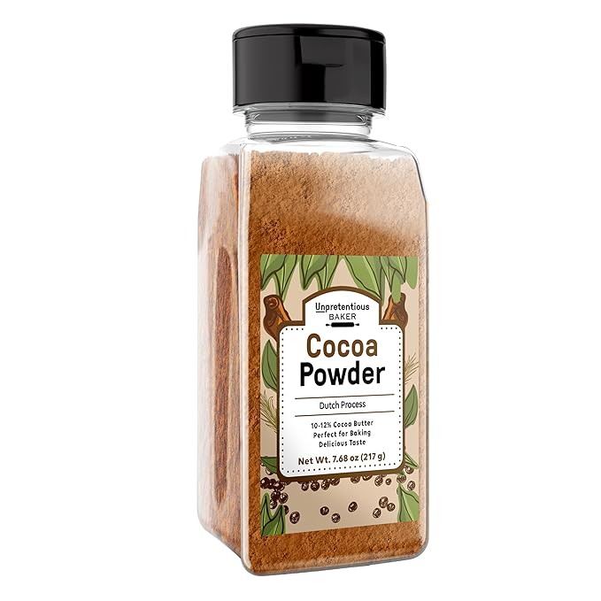 Unpretentious Cocoa Powder (2 Cups) Unsweetened Dutch Processed Cocoa (7.68 Ounce)