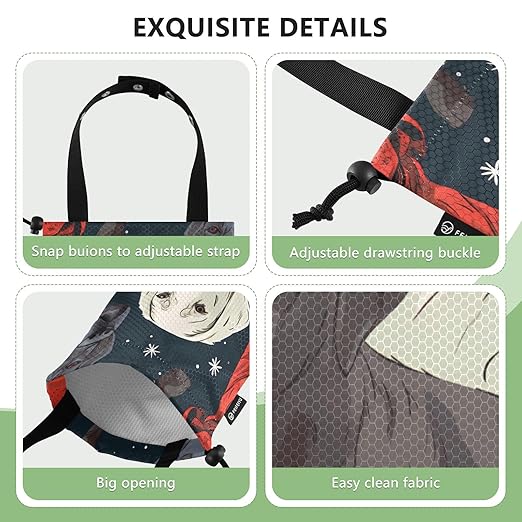 ALAZA Hanging Car Trash Bags Garbage Bag Trash Can for Back Seat Small Dog Colorful Washable Storage Bag Retractable 2 Pack