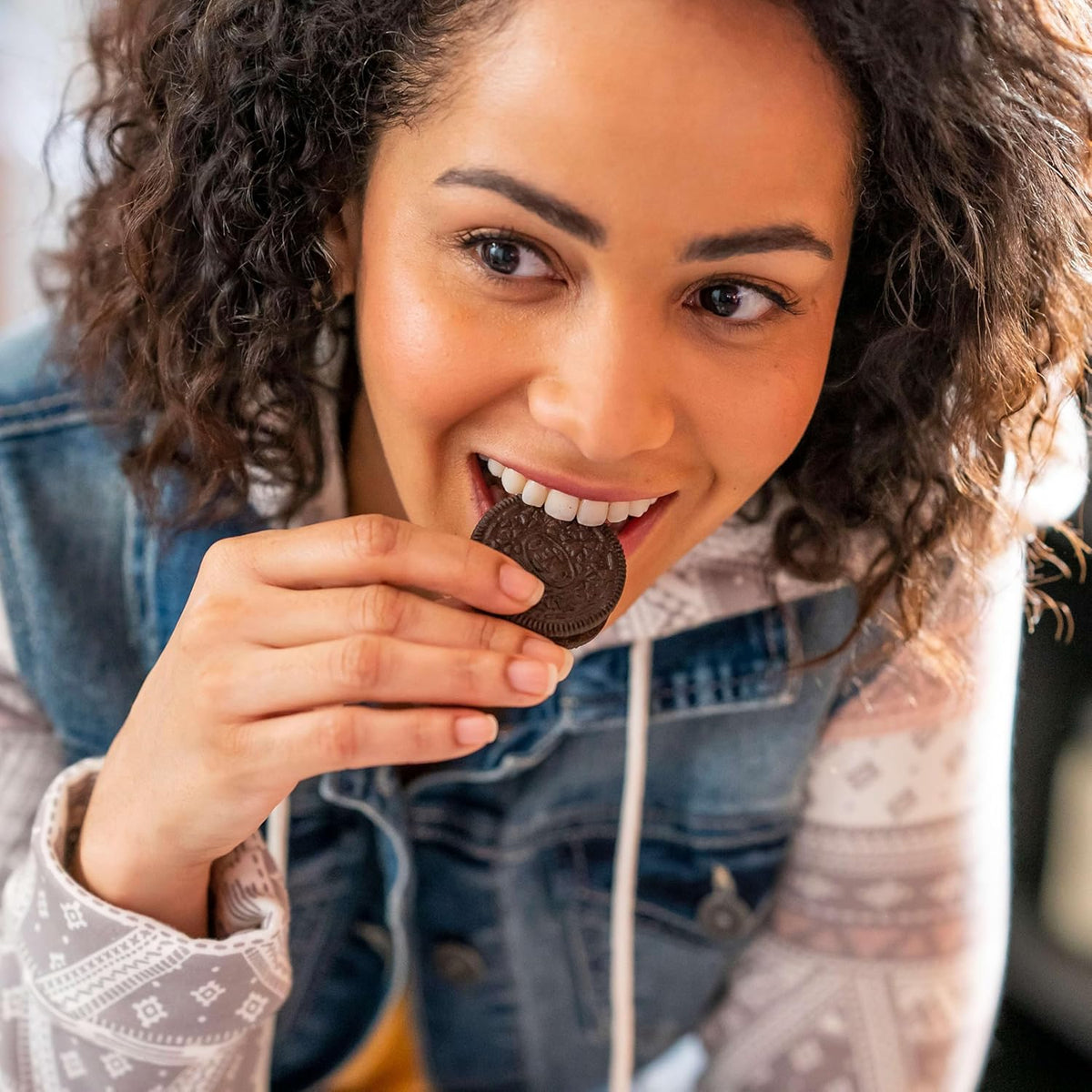 oreo chocolate sandwich cookies, 30 pack, 4 cookies per pack, kosher, snack size