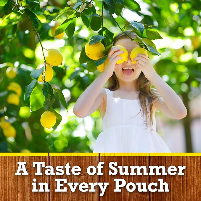 COUNTRY TIME Lemonade Ready to Drink Flavored Drink Pouches, 40 ct Pack, 4 Boxes of 10 Drink Pouches