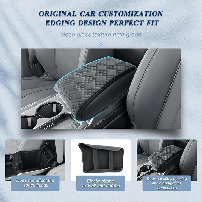 BIBIBO for 2025 2026 Acura RDX Center Console Armrest Cover 2025 2026 Acura RDX Arm Rest Cover 2025 2026 Acura RDX Accessories 2026 RDX Armrest