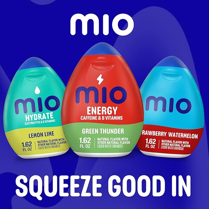 MiO Green Thunder Liquid Water Enhancer 1.62 Fl Oz (Pack of 4)