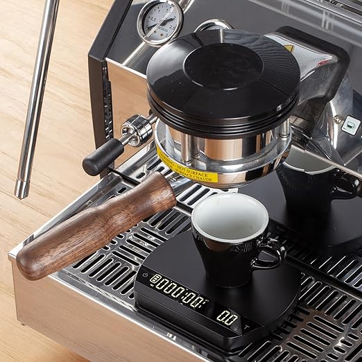 FELICITA ARC Coffee Scale, Electronic Espresso Scale and Pour-Over Coffee Scale with Timer, 0.1g Accurate, Water Flow Rate and Auto Timing Functions with 5 Working Modes