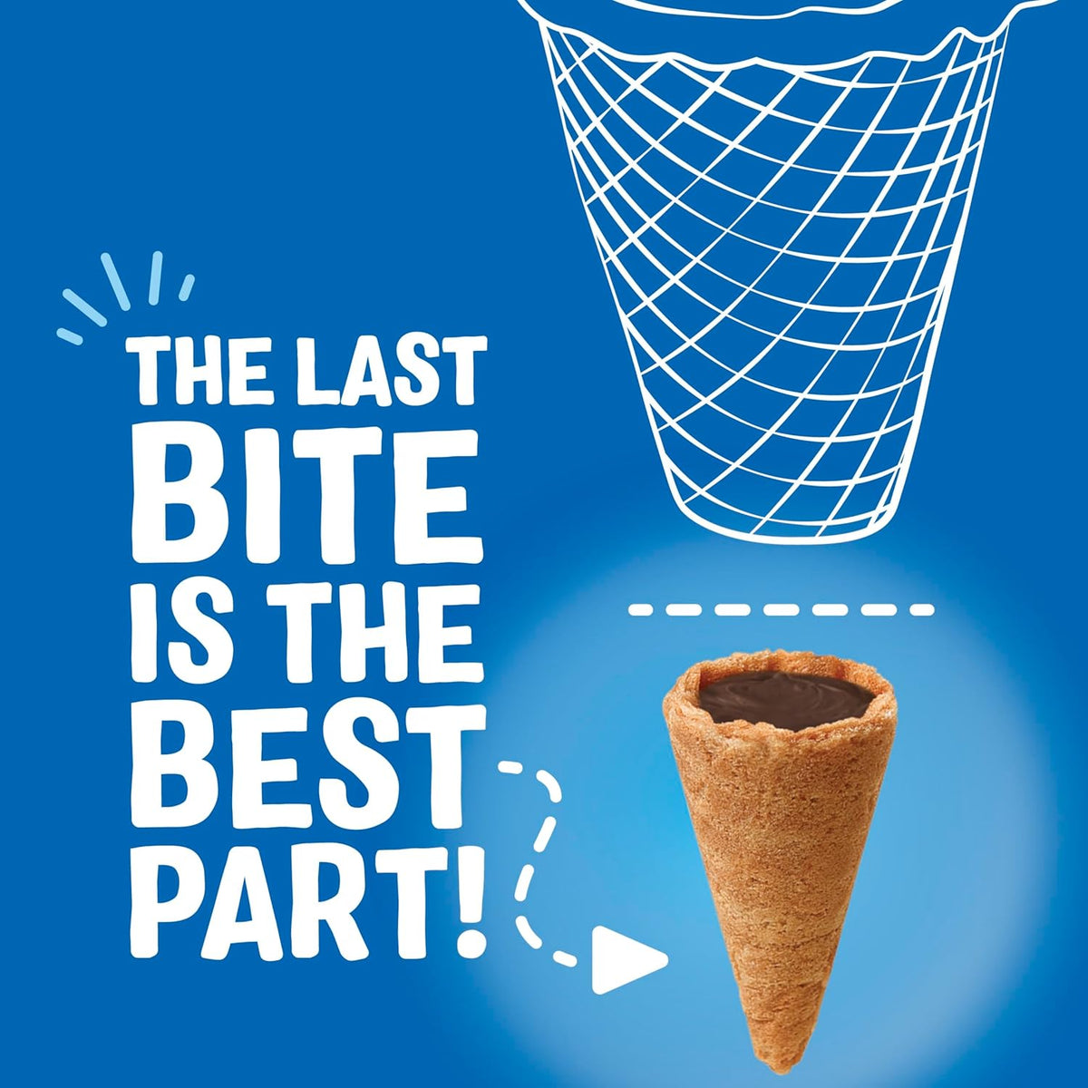 Drumstick Bites Dark Chocolatey Waffle Cone Snacks, Chocolate Dessert, Pantry Snacks