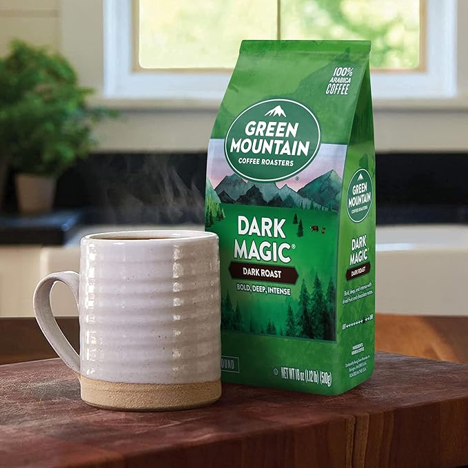 Green Mountain Coffee Roasters Dark Magic, Ground Coffee, Bagged 18 oz
