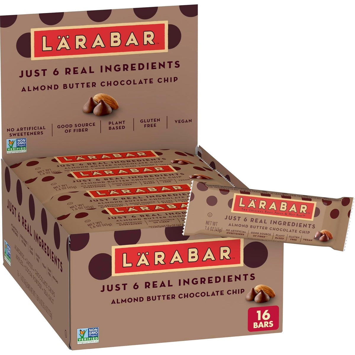 Larabar Fruit and Nut Bars Variety Pack, Gluten Free and Vegan, 26.4 oz, 16 Ct