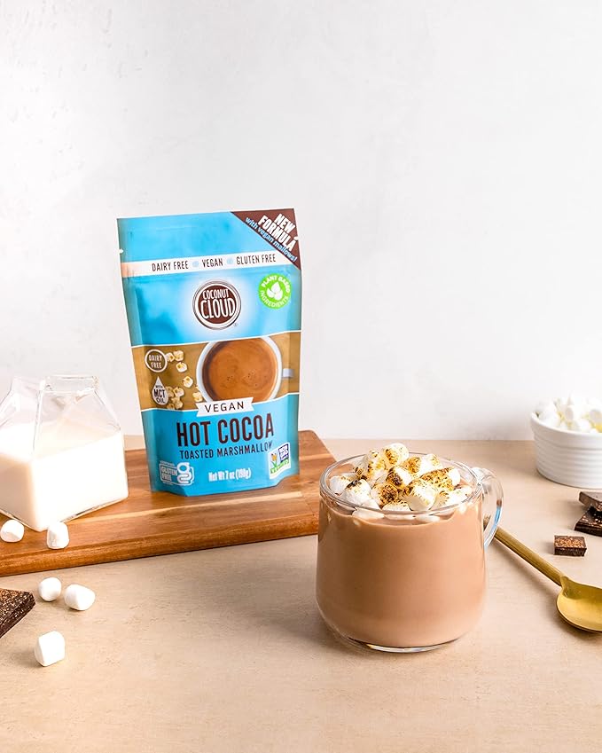Coconut Cloud: Vegan, Natural, Delicious, Creamy Chocolate | Made in Colorado from Premium Milk Powder (Non-GMO, Gluten Free), Toasted Marshmallow Cocoa, 7 oz