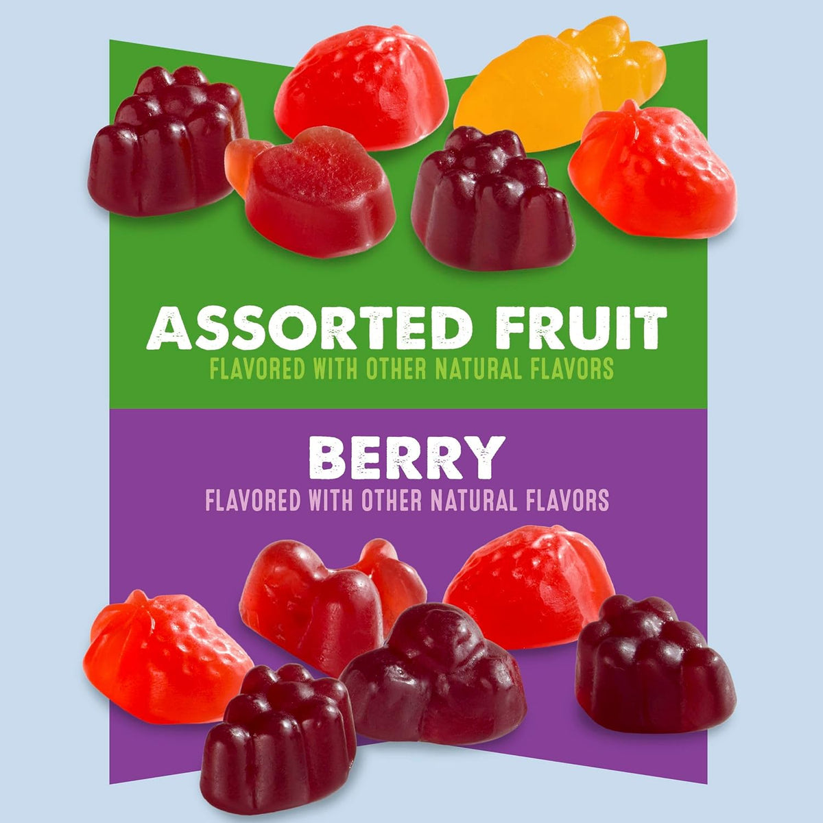 Mott's Fruit Flavored Snacks, Berry and Assorted Fruit, Gluten Free Snack, Value Pack, 22 Ct, 17.6 oz