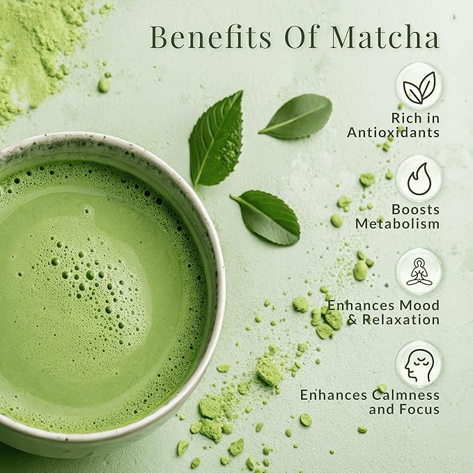 Matcha Sunday Ceremonial Grade Matcha - Kyoto, Japan - Finely Ground Green Tea Powder - Vibrant Green (30g/ 1.06oz) - Tin