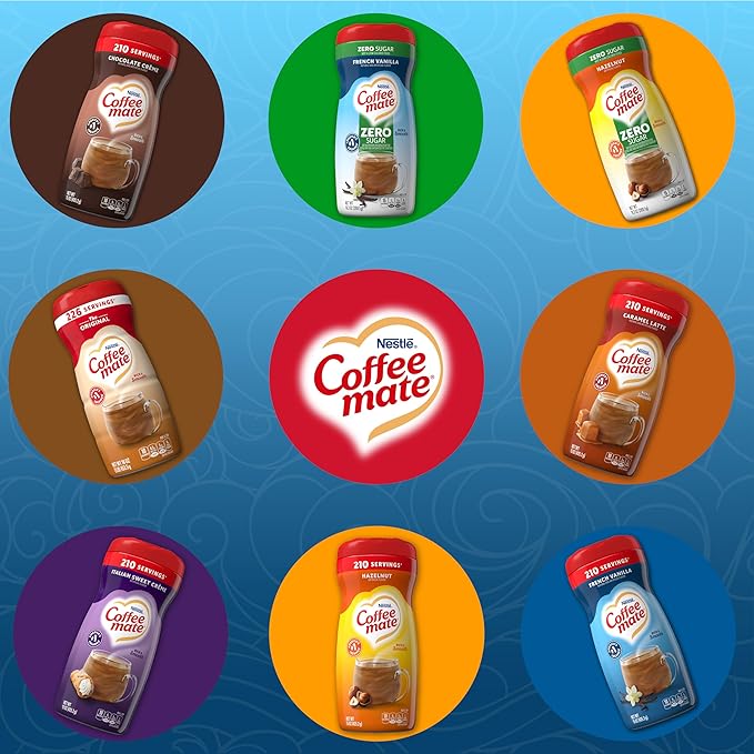 Coffee-mate French Vanilla Powdered Coffee Creamer, 15-Ounce Packages (Pack of 6)