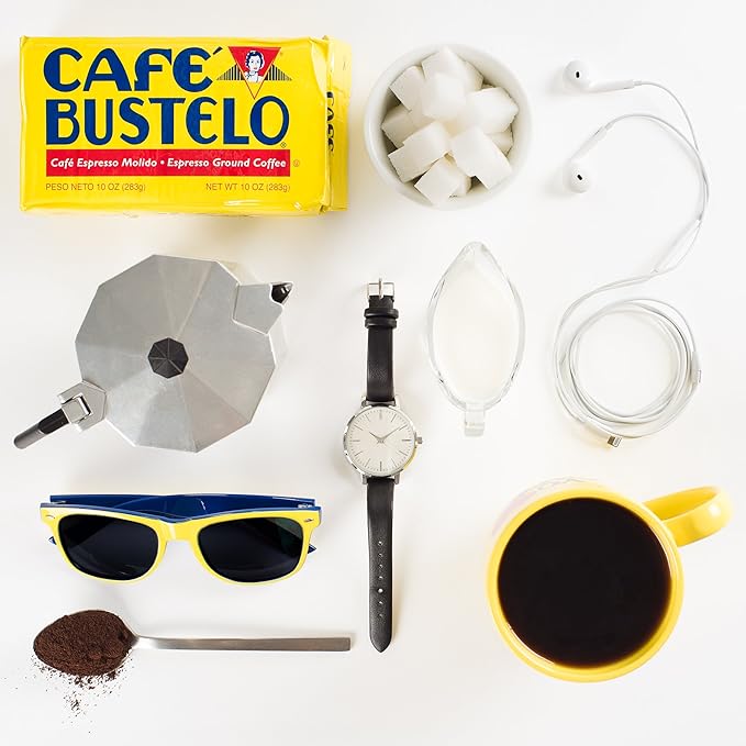 Café Bustelo Coffee, Espresso Ground Coffee Brick, 6 Ounces, 28 Count