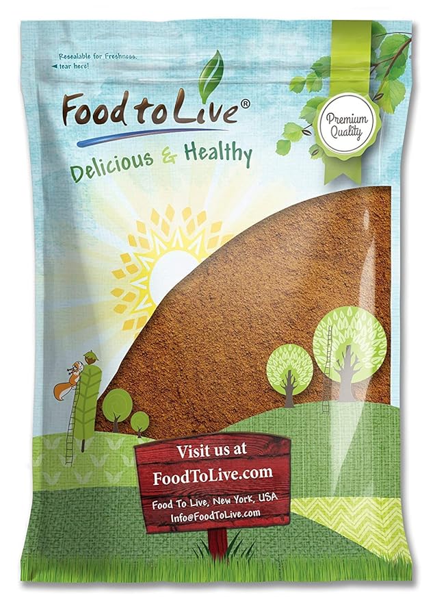Food to Live Cacao Powder – 6 Pounds, Raw, Unsweetened, Kosher, No Sugar, Vegan Superfood, Keto, Paleo Friendly, Sirtfood, Cocoa Powder for Baking, Smoothies, Hot Chocolate, Confectionery, Coffee