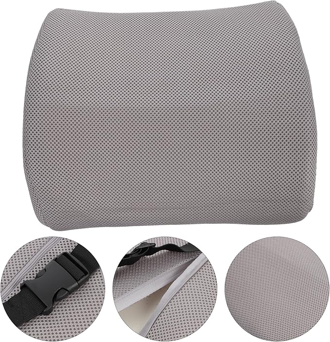 Alipis Comfortable Memory Foam Pillow for Office Chair Car Seat Pad Car Seat Cushion Lumbar Support Relief Pillow