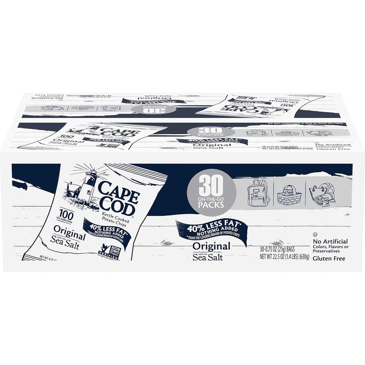 Cape Cod Variety Pack Chips, 20 Count 1 Oz