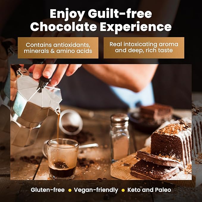 GoldCoast 100% Natural Cocoa Powder, Gently Processed from raw Ghanaian Cocoa Beans, High in Flavanols & Unsweetened, No Additives & Non-GMO, Rich Flavor, 14 Oz, since Mismatch in detail page