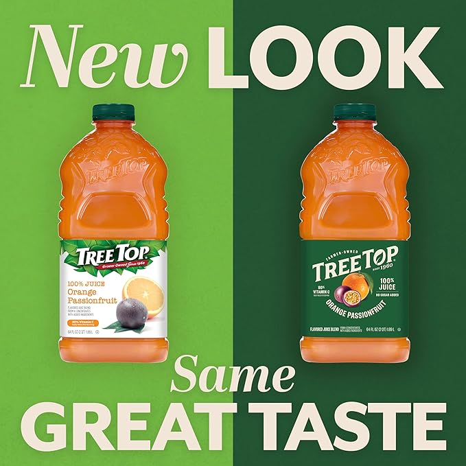 Tree Top Orange Passionfruit Juice, 64 Fl Oz (Pack of 1)
