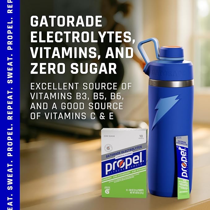 Propel Powder Packets, Kiwi Strawberry (Pack of 120)