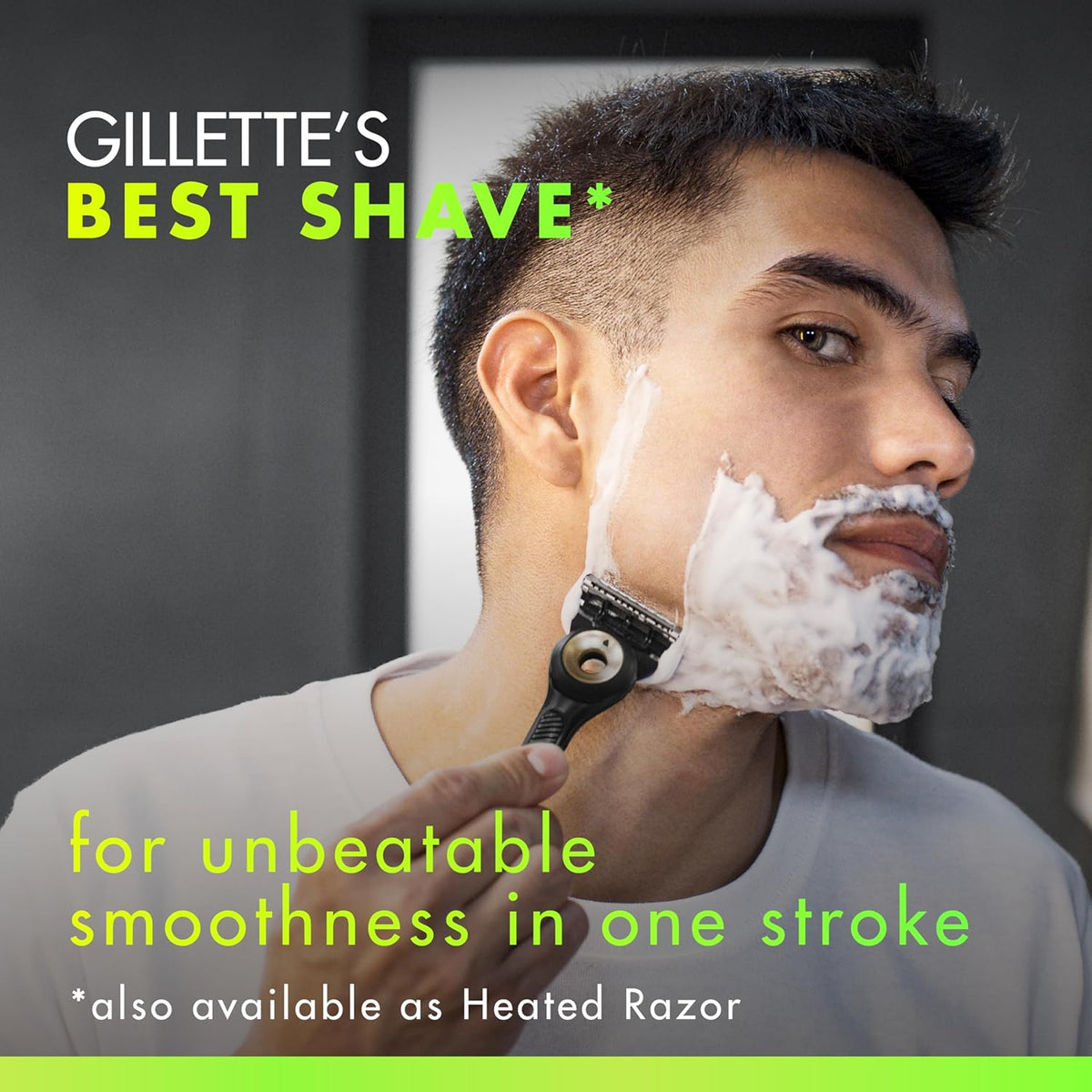 GilletteLabs With Exfoliating Bar Shaving Razor For Men, 1 Handle, 3 Blade Refills, Includes Travel Case for Convenient Storage On The Go