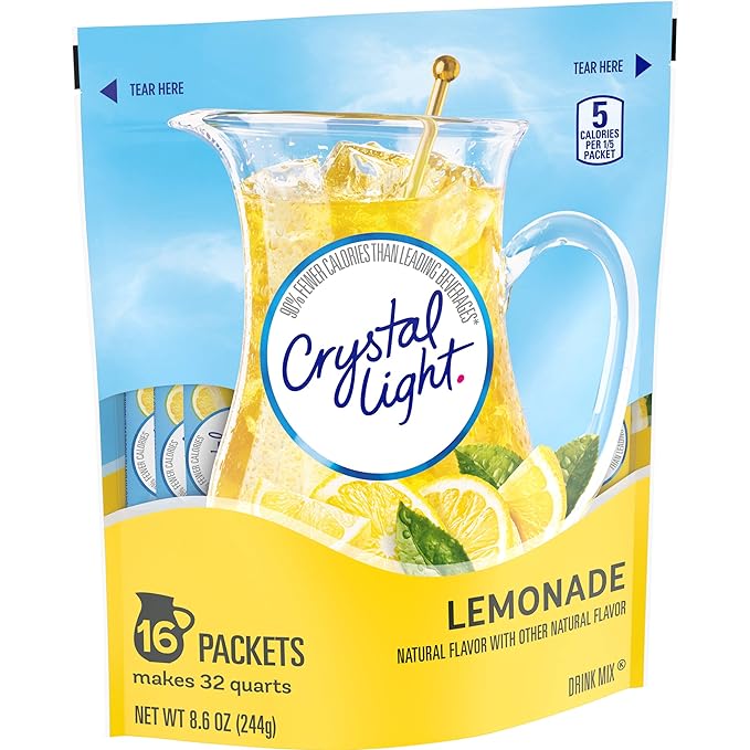 Crystal Light Lemonade Drink Mix - 8.6 oz - 16 ct - 3 pk, Packaging May Vary
