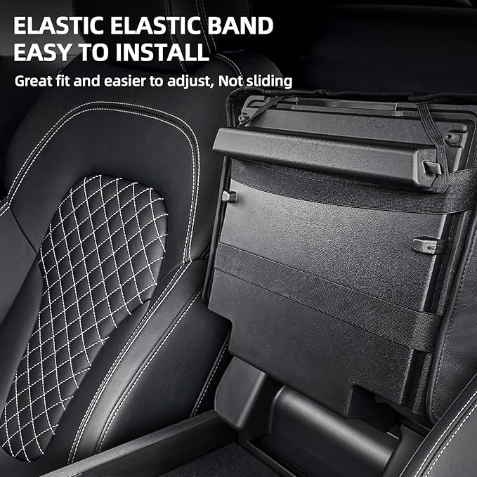Center Console Cover Compatible with 2021 2022 2023 2024 2025 Ford F150, Customized Leather Armrest Box Protective Cover, Armrest Lid Protector Pad for Car (Bucket Seat Only)