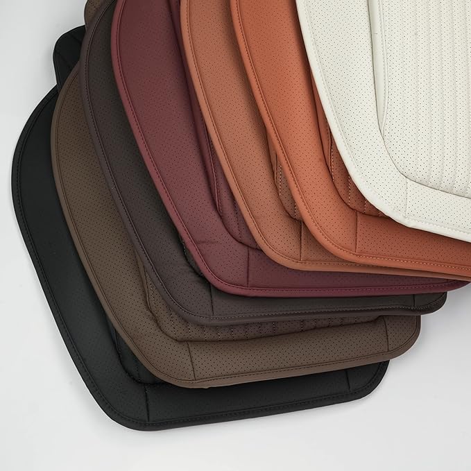 Car Seat Cushion Fit for BMW Accessories Front and Rear Seat Pad for Car Driver Seat Office Chair Mocha Brown(1PC)