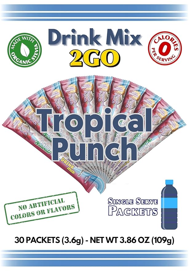 Drink Mix - 2GO (All NATURAL Tropical Punch)