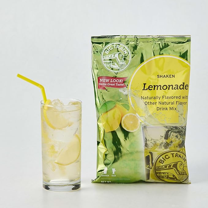 Big Train Shaken Lemonade Beverage Mix, 2 Pound (Pack of 1)