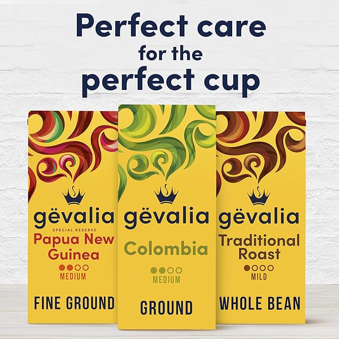Gevalia Colombia Medium Roast Ground Coffee, 12 oz Bag (Pack of 3)