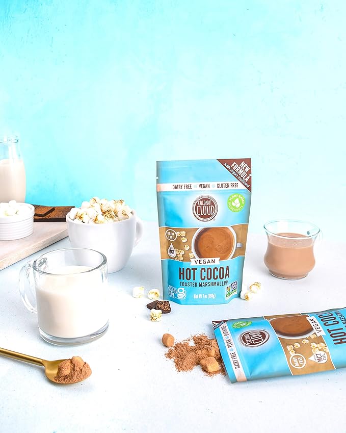 Coconut Cloud: Vegan, Natural, Delicious, Creamy Chocolate | Made in Colorado from Premium Milk Powder (Non-GMO, Gluten Free), Toasted Marshmallow Cocoa, 7 oz