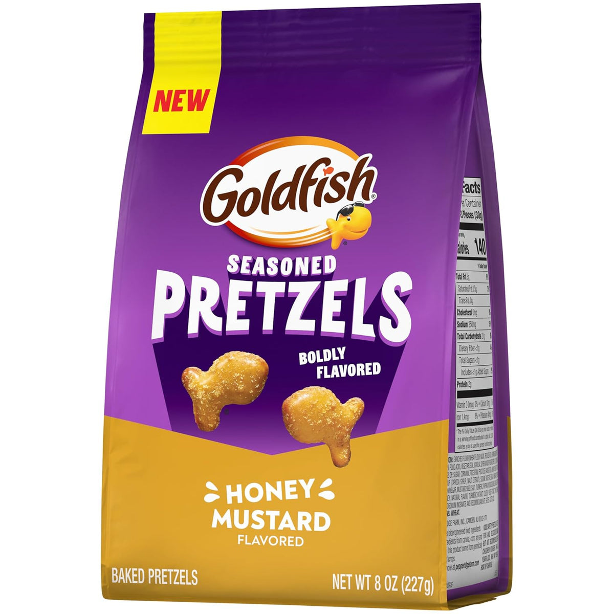 Goldfish Honey Mustard Seasoned Pretzels, 8 Ounce Bag