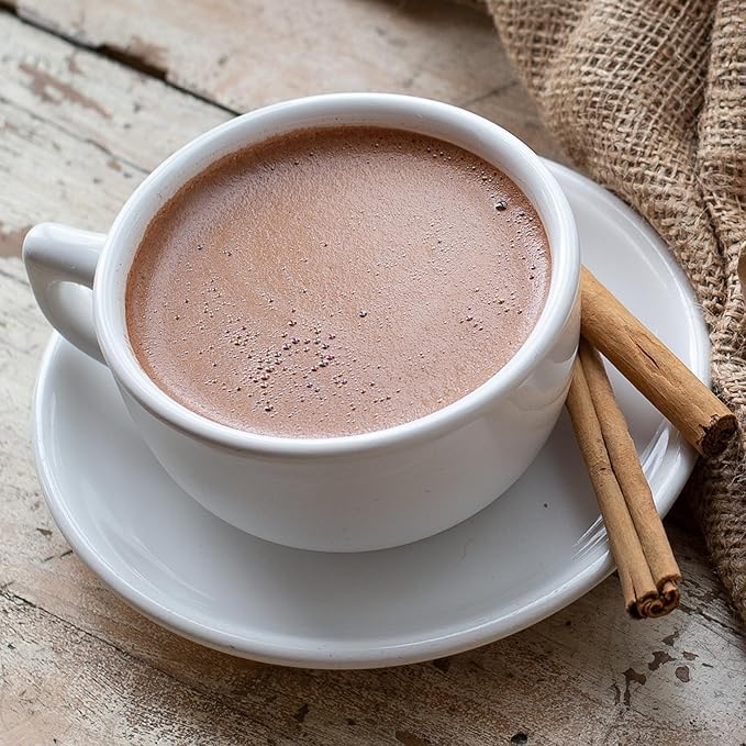 Mexican Hot Chocolate, 32 Ounce (2lb), Authentic Mexican Style Hot Chocolate Mix with Organic Cacao Beans and Cinnamon by La Monarca Bakery