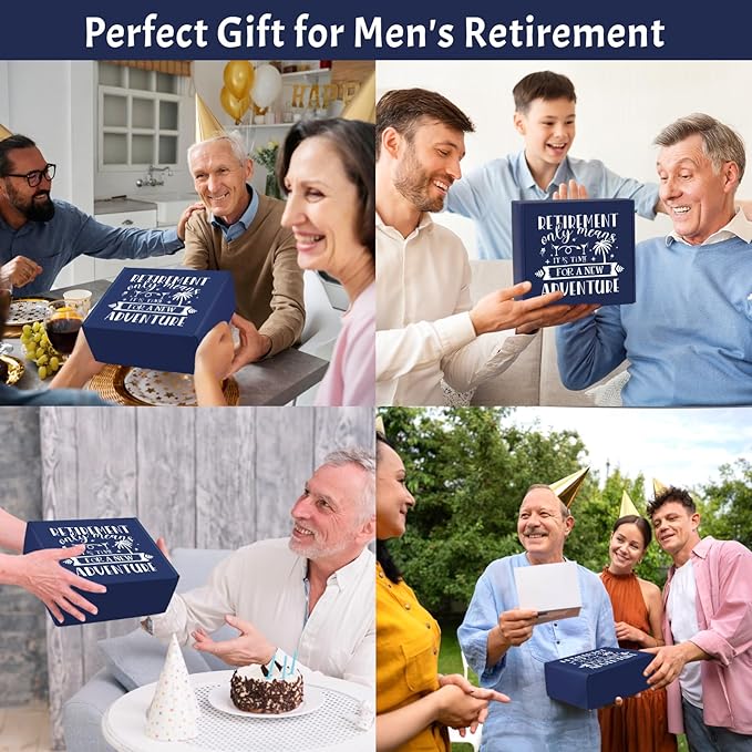 Retirement Gifts for Men 2026, 20 Oz Tumbler Best Retirement Gifts Basket, Happy Funny Retirements Gift for Dad, Grandpa, Coworker, Teachers, Boss, Friends, Retirees