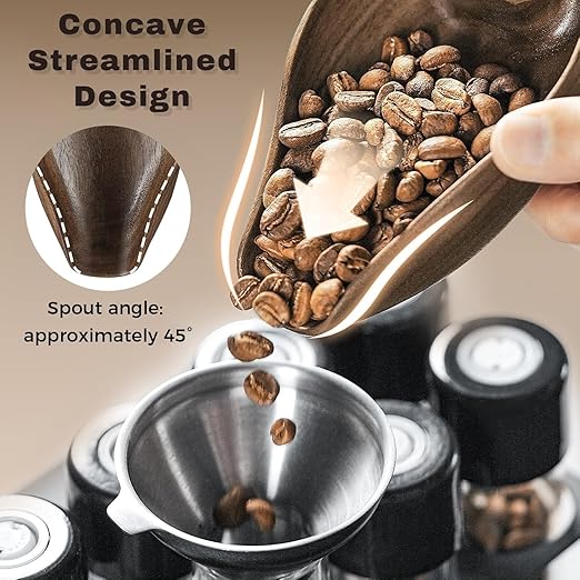 Wooden Tea Scale, Coffee Scale, Espresso Scale,Weigh Digital Coffee Scale with Timer, 0.1g 0.01oz Resolution 0.3 to 200g Rechargeable Elegant Kitchen Scale Walnut Color