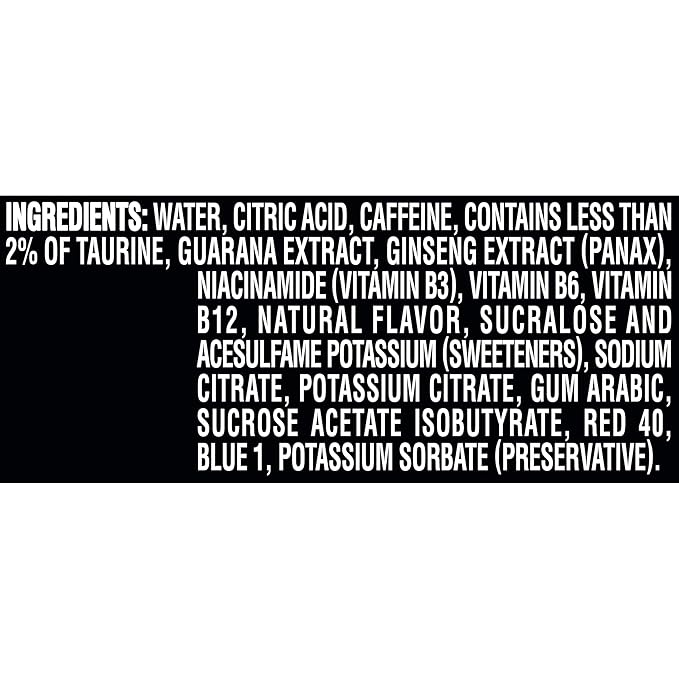 MiO Energy Black Cherry Naturally Flavored Liquid Water Enhancer 12 Count 1.62 fl oz