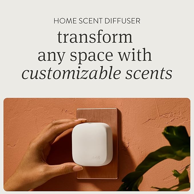 Drift Home Scent Diffuser Starter Kit in Forest Walk - Adjustable and Long Lasting Diffuser Aroma - Clean Ingredients, Pet Safe