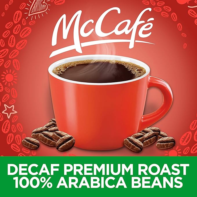 McCafe Premium Roast Decaf Keurig K Cup Coffee Pods (18 Count)