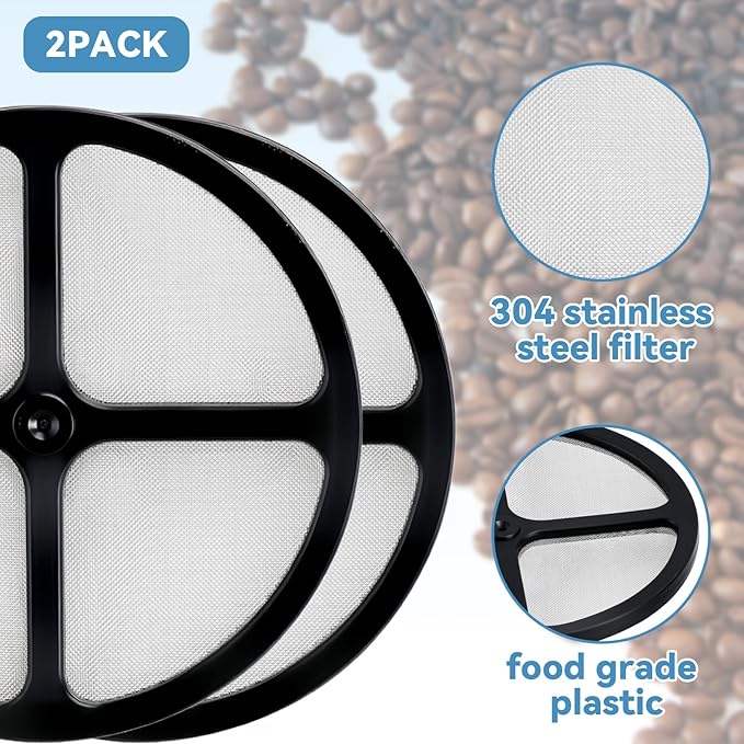 2 PCS Reusable Coffee Filters Compatible with OXO Cold Brew Coffee Maker & OXO Good Grips 32 Ounce Cold Brew Coffee Maker