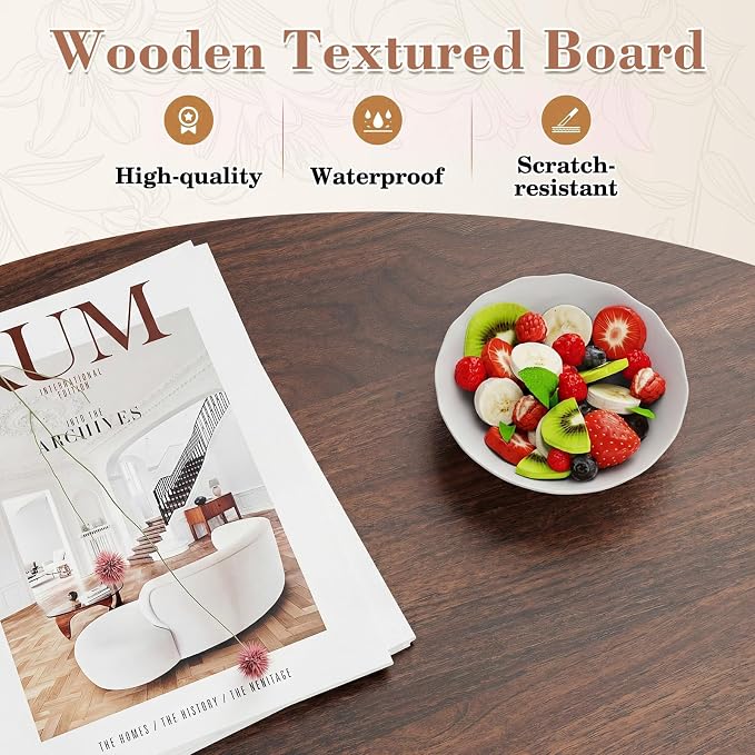 Sweetcrispy Coffee Table Lift Top Coffee Tables for Living Room,Small Rising Wooden Center Tables with Storage Shelf and Hidden Compartment, Dark Brown