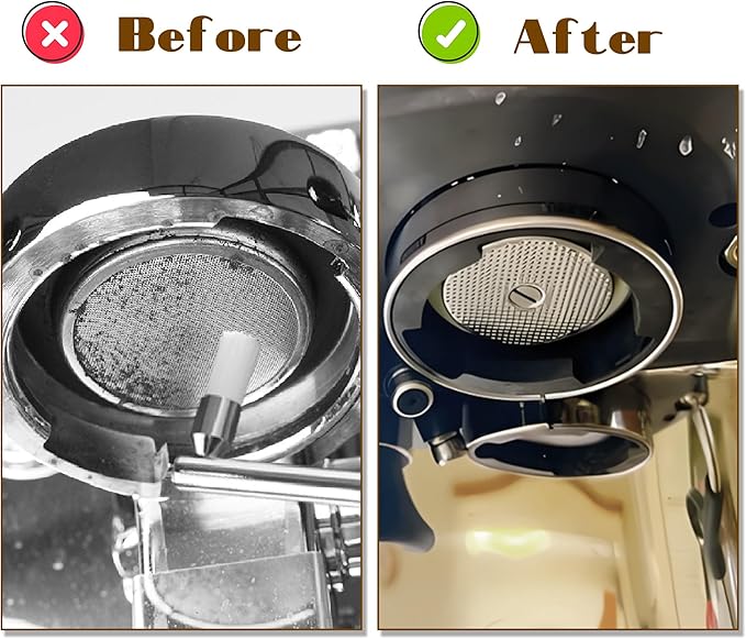 Dianrui 53.3mm Puck Screen Espresso Puck Screen for Breville 54mm Portafilter- 316 Stainless Steel Lower Shower Screen (53.3mm*1.7mm*150μm）