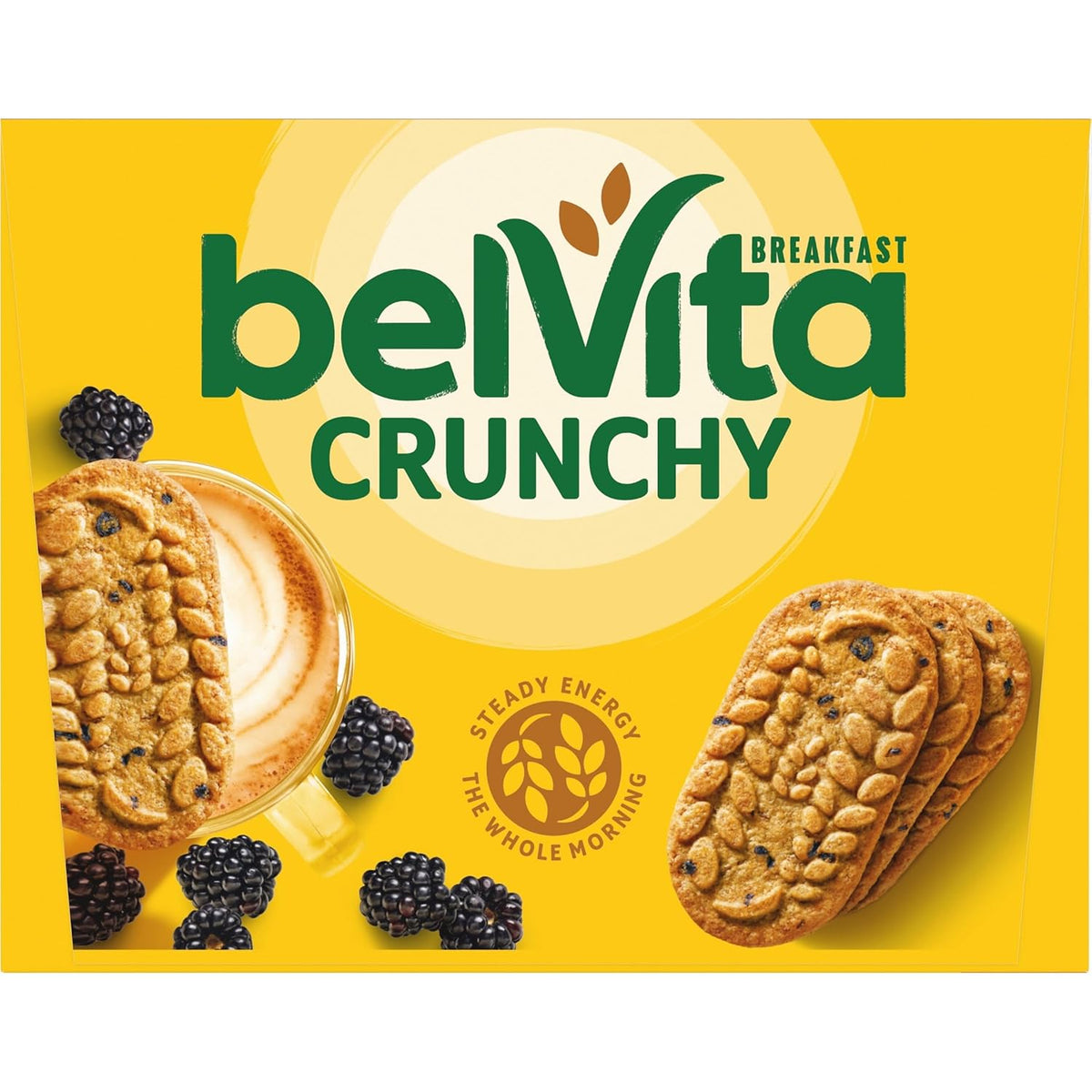 belVita Breakfast Bars Biscuits, Blueberry, Value Pack, 12 Packs with 4 Biscuits Per Pack