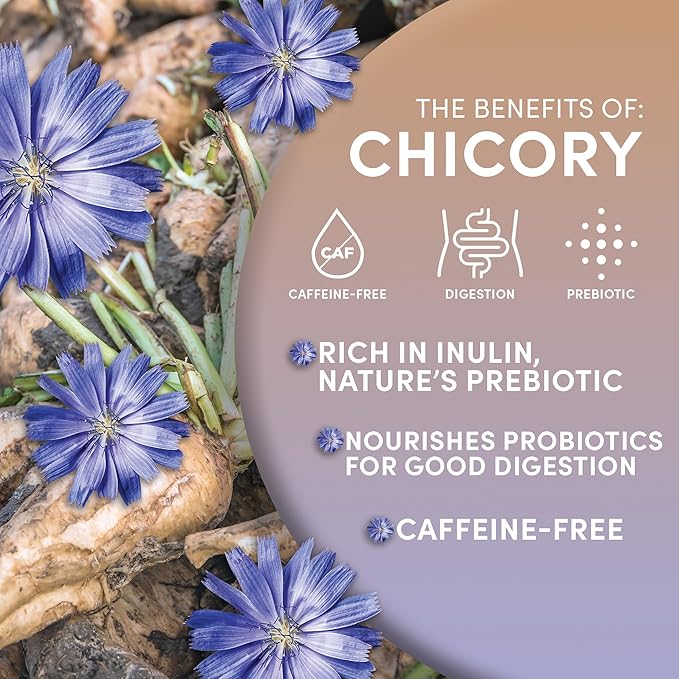 Worldwide Botanicals Instant Chicory Root, 114 servings – Caffeine-free Coffee Alternative - Blend Instant Chicory with Coffee, Prebiotic, Acid-Free, Kosher, Gluten-Free – 8 ounces