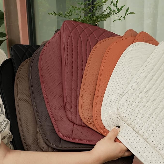 Car Seat Cushion Fit for BMW Accessories Front and Rear Seat Pad for Car Driver Seat Office Chair Mocha Brown(1PC)