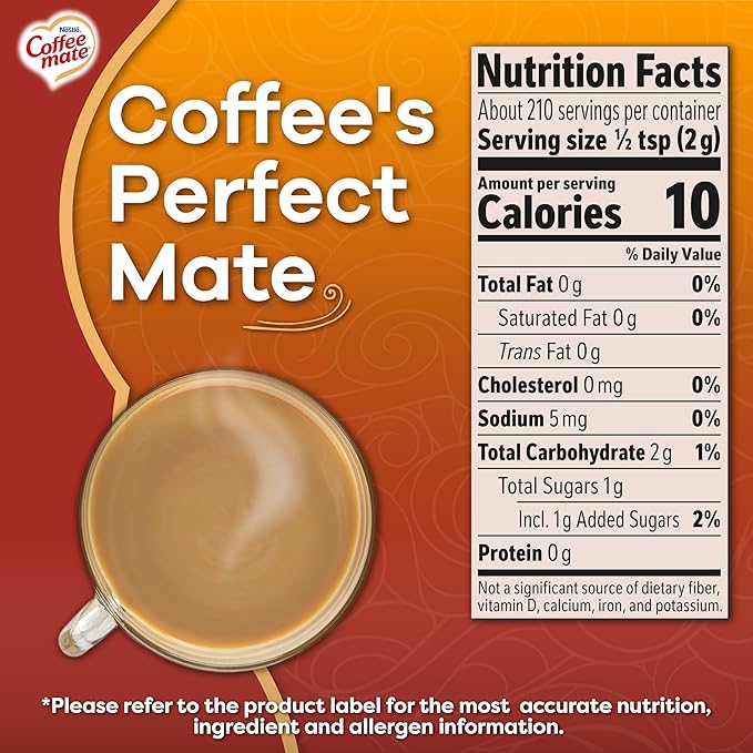 Coffee-mate Cafe Collection Caramel Macchiato, 15 Ounce (Pack of 6)