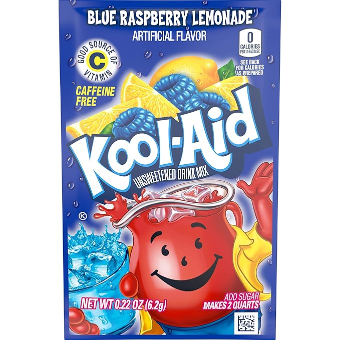 Kool-Aid Unsweetened Fruit Variety Zero Calories Powdered Drink Mix 50 Count Pitcher Packets