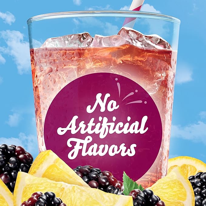 Crystal Light Liquid Blackberry Lemonade Water Enhancer, 1.62 OZ (Pack of 12)