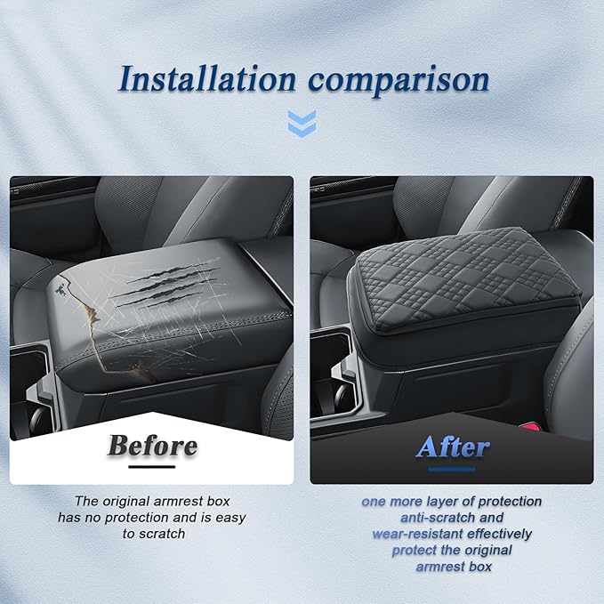 BIBIBO for 2025 2026 Toyota 4Runner Center Console Armrest Cover 2025 2026 Toyota 4Runner Arm Rest Cover 2025 Toyota 4Runner Accessories 2025 4Runner Armrest (Thick)